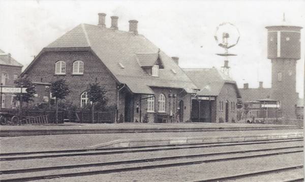 Thorsø station ca 1925