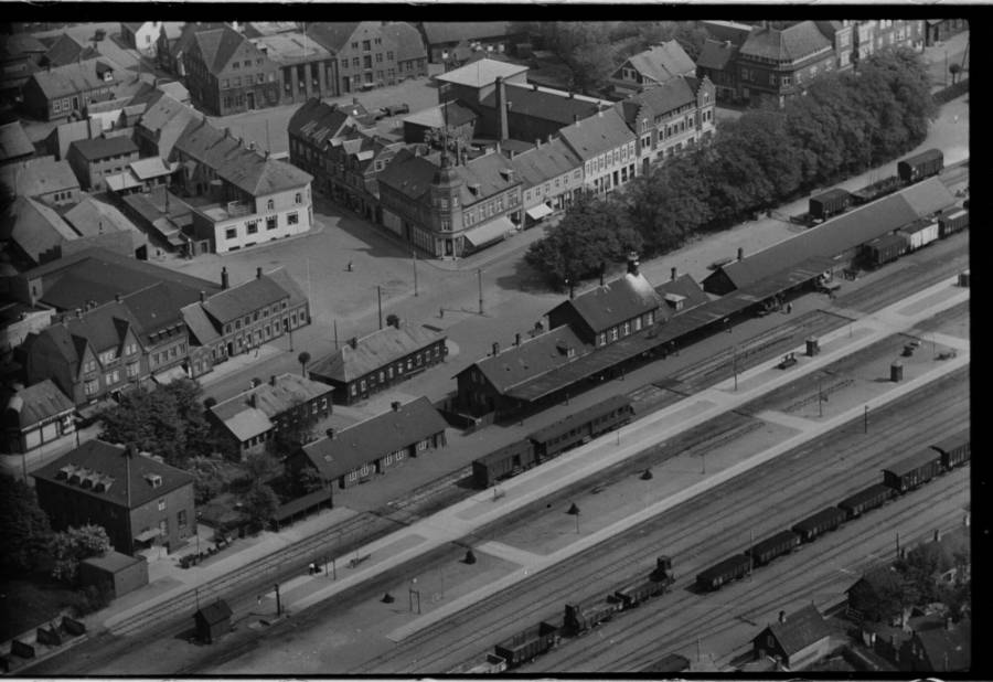 Skjern station 1947