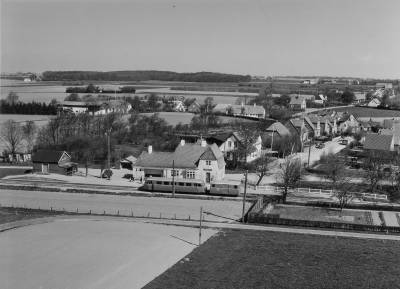 Kastager 1962 med skinnebustog