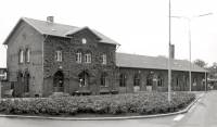 Køge station - gadeside omkring 1970