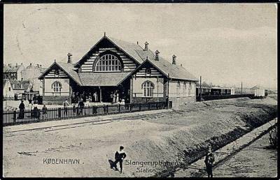 Lygten station v Nørrebro (Postkort)