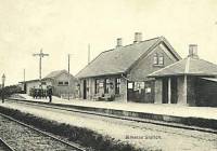 Birkelse station - postkort ukendt år