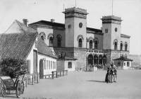 Roskilde station 1847 iflg. Roskilde Museum