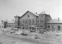 1892  Slagelses ny stationsbygning opføres