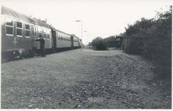 Sidste planmæssigt standsende persontog fra Bråby lørdag 30.9.1972 kl. 17,13